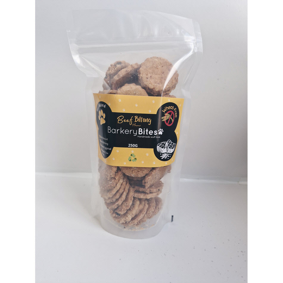 Barkery Bites Beef Biltong Wheat Free