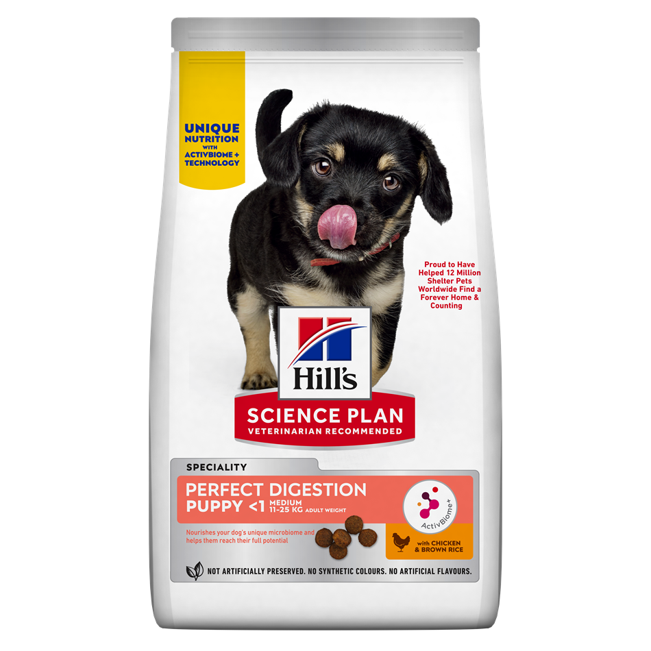 Hill's Science Plan Puppy Perfect Digestion Medium Dog Food – Le