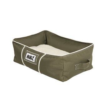 Rogz Lekka Walled Bed Olive/Natural