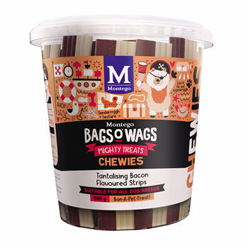 Montego Bags O Wags Tantalising Bacon Flavoured Strips