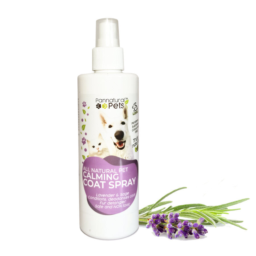 Pannatural Pets Calming Coat Spray-Detangler, Deodoriser