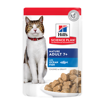 Hills Feline Mature 7+ Chicken & Rice Medley Can 79g