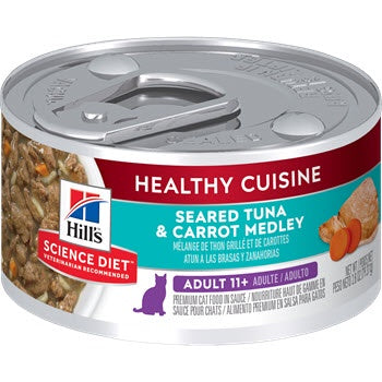Hills Feline Adult Seared Tuna & Carrot Medley Stew Can 79g