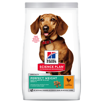 Hills Canine Perfect Weight Adult Small and Mini Chicken Dog Food