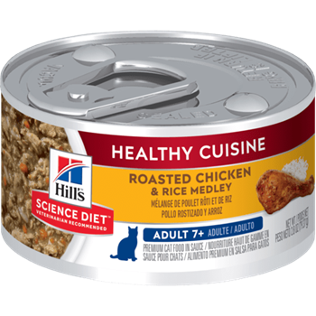Hills Feline Adult Chicken & Rice Medley Stew Can 79g