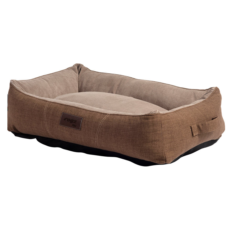 Rogz Lounge Walled Bed Brown
