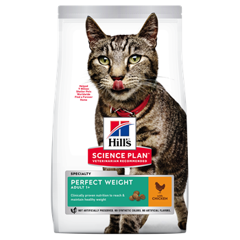 Hills Feline Perfect Weight Adult 1 Plus Chicken Cat Food