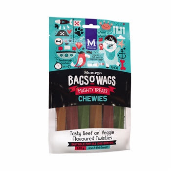 Montego Bags O Wags Beef & Veggie Chewies