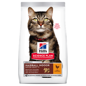 Hills Feline Hairball Control Mature Adult Chicken Cat Food