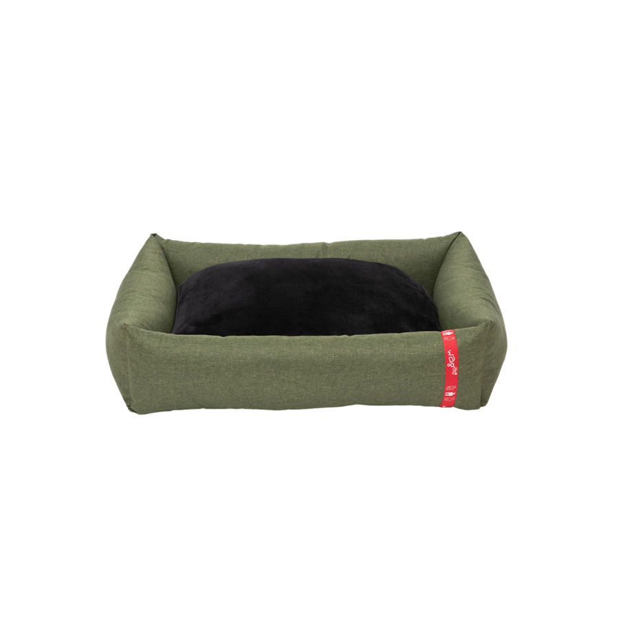 Wagworld Dream Pod Olive Green and Black Dog Bed