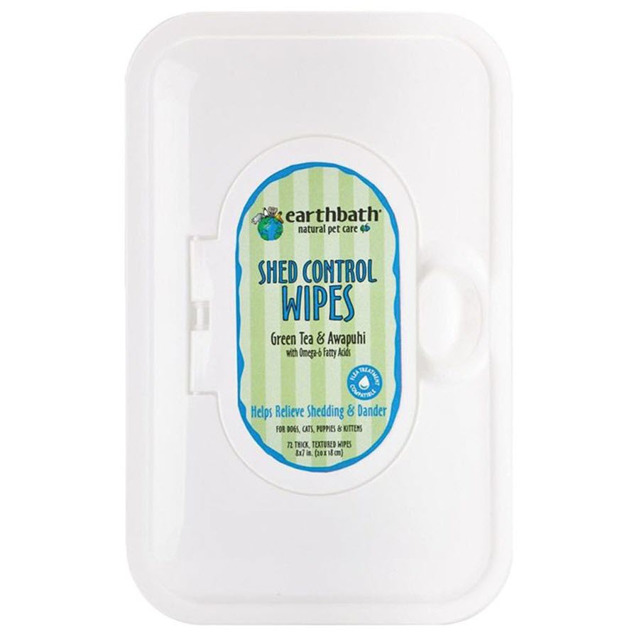 Earthbath Shed-Control Grooming Wipes