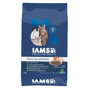 Iams MultiCat with Chicken & Salmon Cat Food